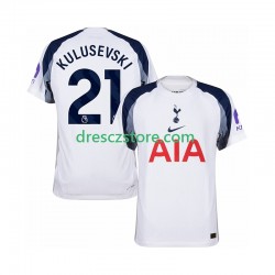Tottenham Hotspur Kulusevski 21 Domácí Dres 2025-2026 Krátký rukáv Muže Fotbalové Dresy