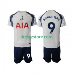 Tottenham Hotspur Richarlison 9 Domácí Dres 2025-2026 Krátký rukáv Děti Fotbalové Dresy