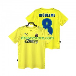 Villarreal CF RIQUELME 8 2005 Retro Domácí Dres 2006 Krátký rukáv Muže Fotbalové Dresy
