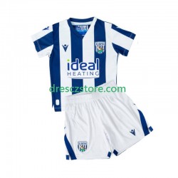 West Bromwich Albion Domácí Dres 2025-2026 Krátký rukáv Děti Fotbalové Dresy