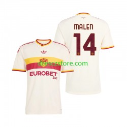 AS Řím Donyell Malen 14 Venkovní Dres 2026-2027 Krátký rukáv Muže Fotbalové Dresy
