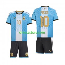 Argentina Lionel Messi 10 Special Domácí Dres 2026-2027 Krátký rukáv Děti Fotbalové Dresy