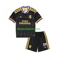 Aston Villa Brian Madjo 39 Venkovní Dres 2026-2027 Krátký rukáv Děti Fotbalové Dresy