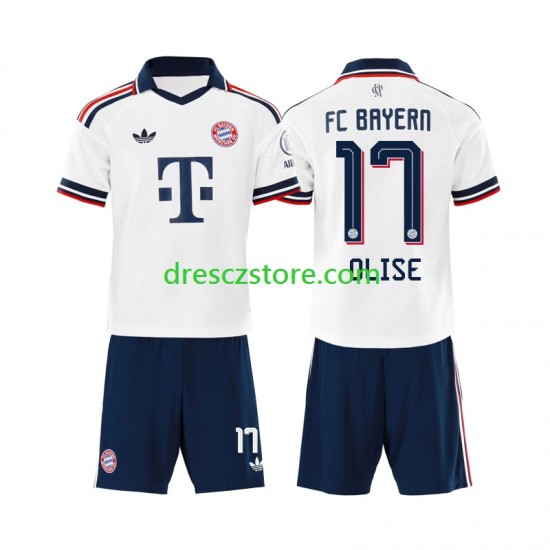 FC Bayern Mnichov Michael Olise 17 Venkovní Dres 2026-2027 Krátký rukáv Děti Fotbalové Dresy