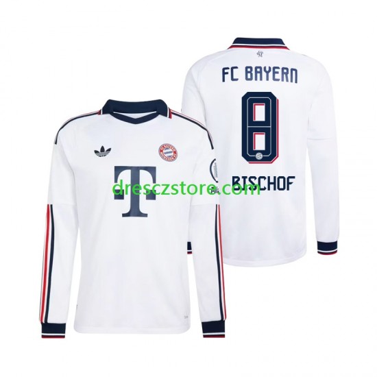 FC Bayern Mnichov Tom Bischof 8 Venkovní Dres 2026-2027 Dlouhý rukáv Muže Fotbalové Dresy