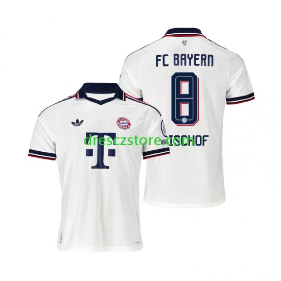 FC Bayern Mnichov Tom Bischof 8 Venkovní Dres 2026-2027 Krátký rukáv Muže Fotbalové Dresy