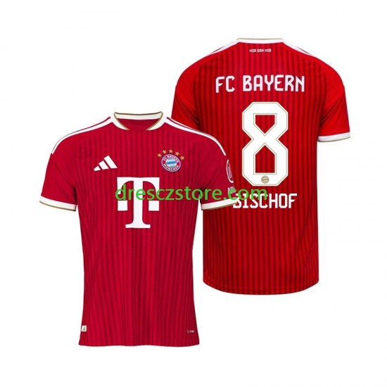 FC Bayern Mnichov Tom Bischof 8 Domácí Dres 2026-2027 Krátký rukáv Muže Fotbalové Dresy