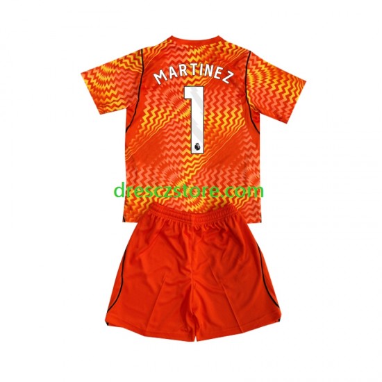 Chelsea Emiliano Martinez 1 Brankářské Venkovní Dres 2026-2027 Krátký rukáv Děti Fotbalové Dresy