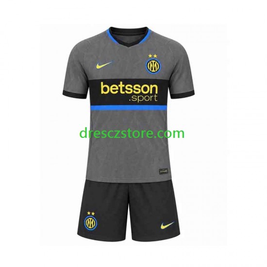 Inter Milán Alternativní Dres 2026-2027 Krátký rukáv Děti Fotbalové Dresy