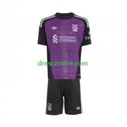 Liverpool Brankářské Venkovní Dres 2026-2027 Krátký rukáv Děti Fotbalové Dresy