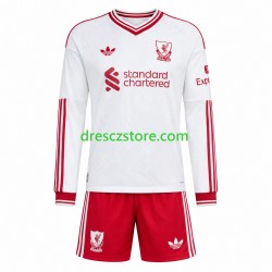 Liverpool Venkovní Dres 2026-2027 Dlouhý rukáv Děti Fotbalové Dresy