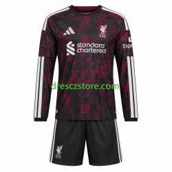 Liverpool Alternativní Dres 2026-2027 Dlouhý rukáv Děti Fotbalové Dresy