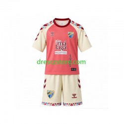 Málaga CF Venkovní Dres 2026-2027 Krátký rukáv Děti Fotbalové Dresy