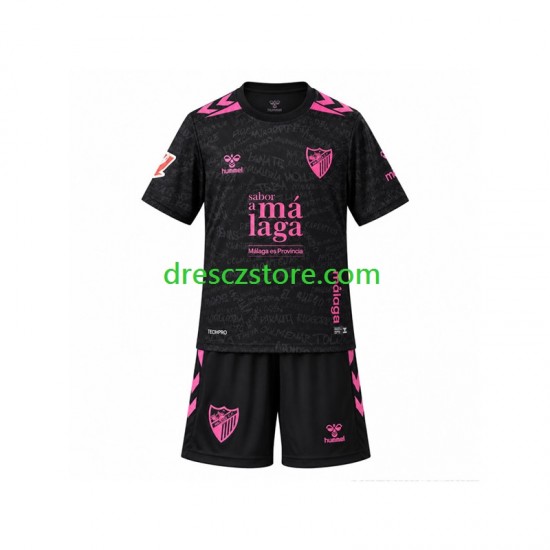 Málaga CF Alternativní Dres 2026-2027 Krátký rukáv Děti Fotbalové Dresy