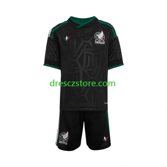 Mexiko Alternativní Dres 2026 Krátký rukáv Děti Fotbalové Dresy