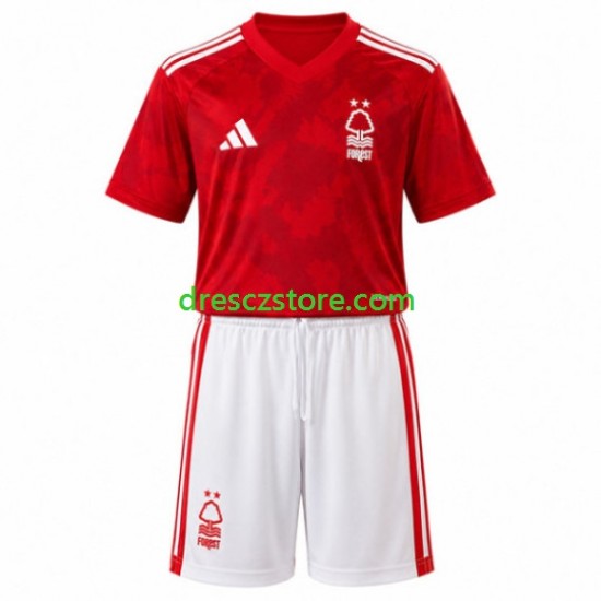 Nottingham Forest Domácí Dres 2026-2027 Krátký rukáv Děti Fotbalové Dresy