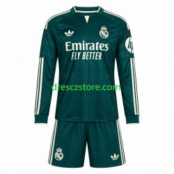 Real Madrid Venkovní Dres 2026-2027 Dlouhý rukáv Děti Fotbalové Dresy