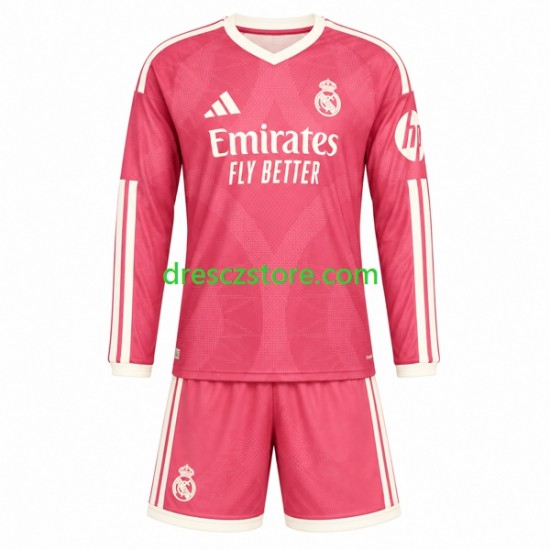 Real Madrid Alternativní Dres 2026-2027 Dlouhý rukáv Děti Fotbalové Dresy