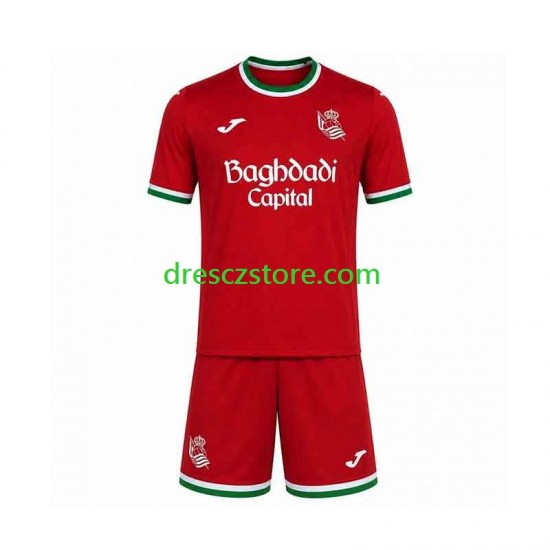 Real Sociedad Alternativní Dres 2026-2027 Krátký rukáv Děti Fotbalové Dresy