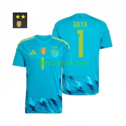 Španělsko David Raya 1 Brankářské Domácí Dres 2026-2027 Krátký rukáv Muže Fotbalové Dresy