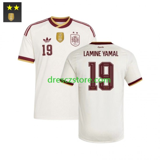 Španělsko Lamine Yamal 19 Venkovní Dres 2026-2027 Krátký rukáv Muže Fotbalové Dresy