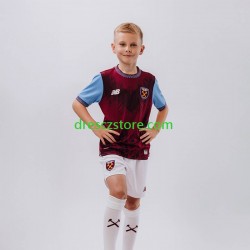 West Ham United Domácí Dres 2026-2027 Krátký rukáv Děti Fotbalové Dresy