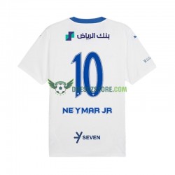 Al Hilal Neymar JR 10 Venkovní Dres 2024-2025 Krátký rukáv Muže Fotbalové Dresy