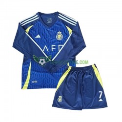 Al Nassr Cristiano Ronaldo 7 Venkovní Dres 2024-2025 Dlouhý rukáv Děti Fotbalové Dresy