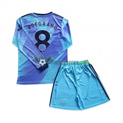 Arsenal Odegaard 8 Alternativní Dres 2024-2025 Dlouhý rukáv Děti Fotbalové Dresy