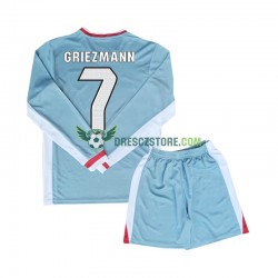 Atlético Madrid Antoine Griezmann 7 Venkovní Dres 2024-2025 Dlouhý rukáv Děti Fotbalové Dresy