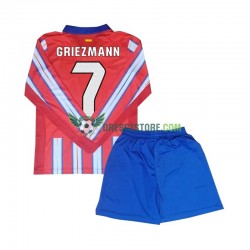 Atlético Madrid Antoine Griezmann 7 Domácí Dres 2024-2025 Dlouhý rukáv Děti Fotbalové Dresy