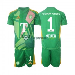 FC Bayern Mnichov Manuel Neuer 1 Brankářské Čtvrtý Dres 2024-2025 Krátký rukáv Děti Fotbalové Dresy