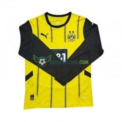 Borussia Dortmund Domácí Dres 2024-2025 Dlouhý rukáv Muže Fotbalové Dresy