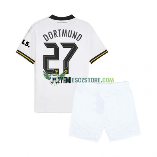 Borussia Dortmund Karim Adeyemi 27 Alternativní Dres 2024-2025 Krátký rukáv Děti Fotbalové Dresy