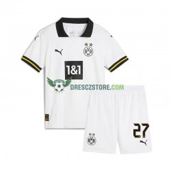 Borussia Dortmund Karim Adeyemi 27 Alternativní Dres 2024-2025 Krátký rukáv Děti Fotbalové Dresy