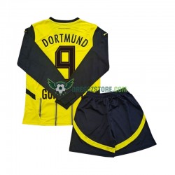 Borussia Dortmund Serhou Guirassy 9 Domácí Dres 2024-2025 Dlouhý rukáv Děti Fotbalové Dresy