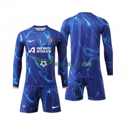 Chelsea Domácí Dres 2024-2025 Dlouhý rukáv Děti Fotbalové Dresy