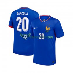 Francie Bradley Barcola 20 Domácí Dres 2024 Krátký rukáv Muže Fotbalové Dresy