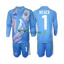 Německo Manuel Neuer 1 Brankářské Čtvrtý Dres 2024-2025 Dlouhý rukáv Děti Fotbalové Dresy