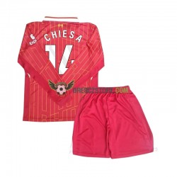Liverpool Chiesa 14 Domácí Dres 2024-2025 Dlouhý rukáv Děti Fotbalové Dresy
