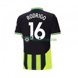 Manchester City RODRIGO 16 Venkovní Dres 2024-2025 Krátký rukáv Muže Fotbalové Dresy