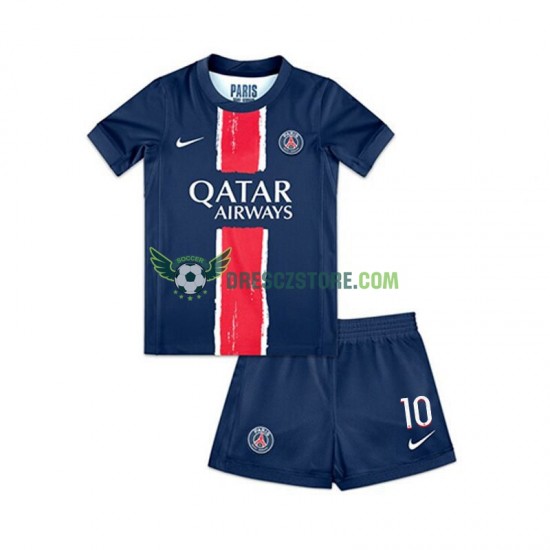 Paris Saint-Germain Ousmane Dembele 10 Domácí Dres 2024-2025 Krátký rukáv Děti Fotbalové Dresy