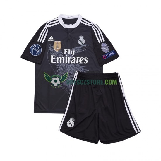 Real Madrid 2014 Retro Alternativní Dres Krátký rukáv Děti Fotbalové Dresy