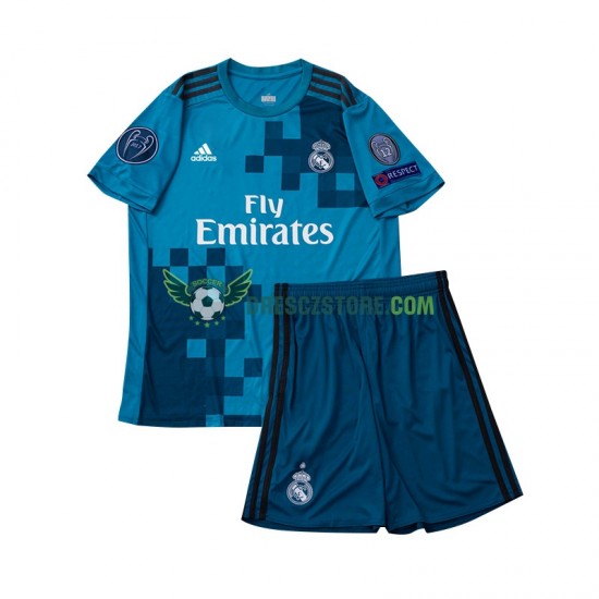 Real Madrid 2017 Retro Alternativní Dres Krátký rukáv Děti Fotbalové Dresy