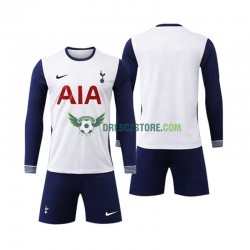 Tottenham Spurs Domácí Dres 2024-2025 Dlouhý rukáv Děti Fotbalové Dresy