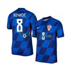 Chorvatsko Mateo Kovacic 8 Venkovní Dres Euro 2024 Krátký rukáv Muže Fotbalové Dresy