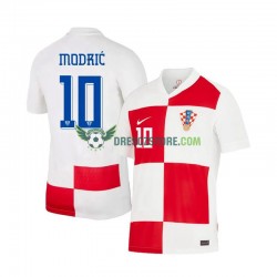 Chorvatsko Modrić 10 Domácí Dres Euro 2024 Krátký rukáv Muže Fotbalové Dresy