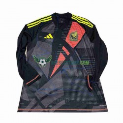 Mexiko Brankářské Domácí Dres 2024 Dlouhý rukáv Muže Fotbalové Dresy