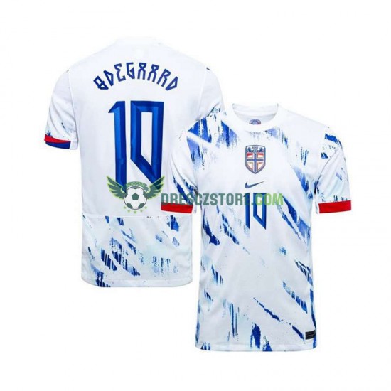 Norsko Martin Odegaard 10 Venkovní Dres 2024 Krátký rukáv Muže Fotbalové Dresy