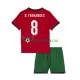 Portugalsko Bruno Fernandes 8 Domácí Dres Euro 2024 Krátký rukáv Děti Fotbalové Dresy